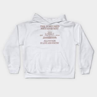 the tortured poets department Kids Hoodie